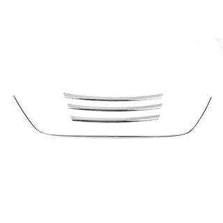 Накладки на нижнюю решетку и окантовку STYLE (нержавейка) Hyundai I-30 2012-2017 гг. фото 2