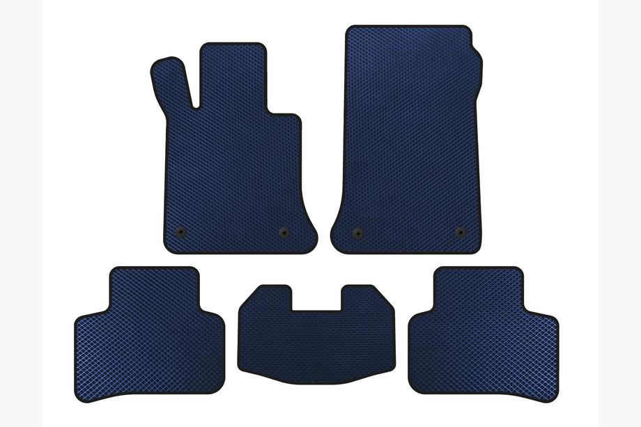 Mercedes GLK сlass X204 2008-2015 гг. Коврики EVA (Синие) Image