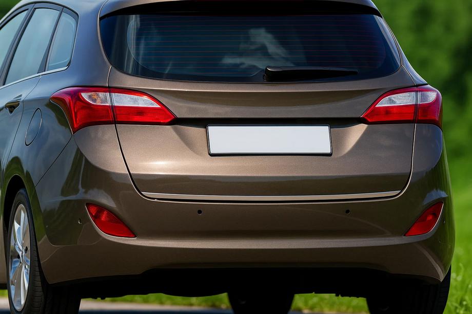 Hyundai I-30 2012-2017 гг. Накладка на багажник (SW, нерж сталь) Image
