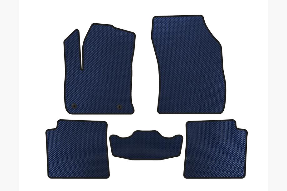 Peugeot 2008 2019- гг. Коврики EVA V1 (Электро, Синий) Image