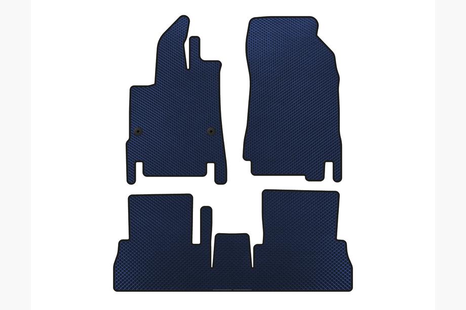 Peugeot Partner/Rifter 2019- гг. Коврики EVA (7-местный/Длинная база, Синий) Image