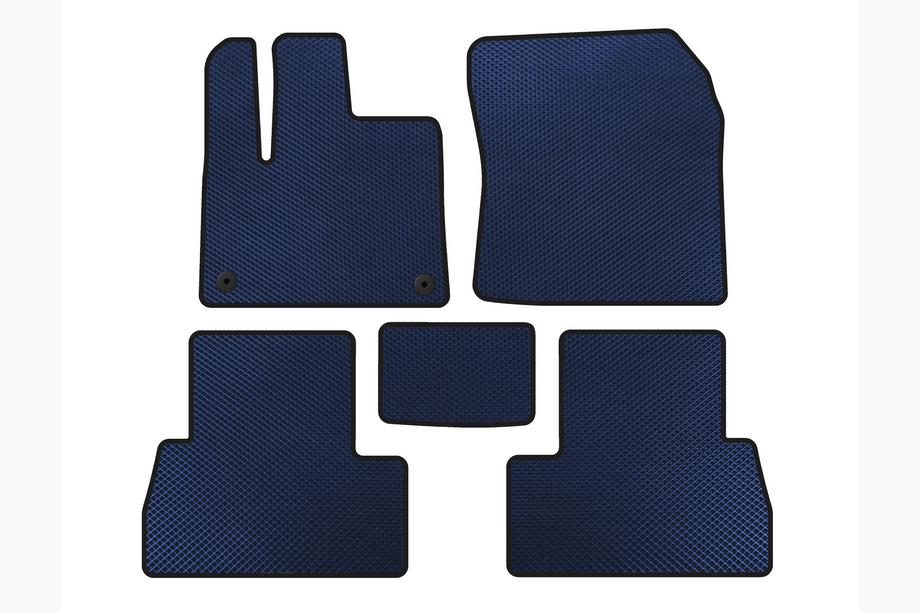 Peugeot Partner/Rifter 2019- гг. Коврики EVA (Длинная база, Синие) Image