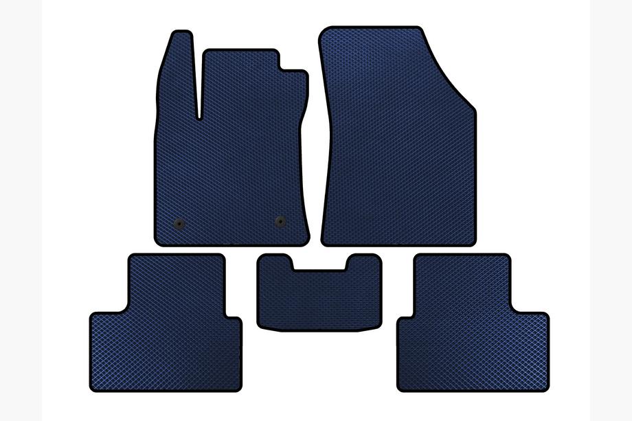 Renault Megane IV 2016-2025 гг. Коврики EVA (SD, Синий) Image