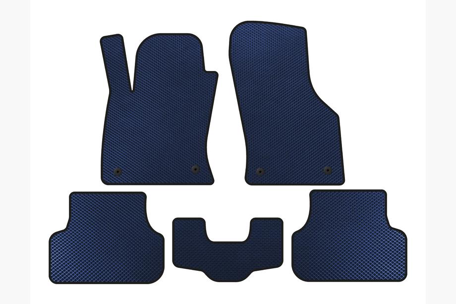 Seat Leon 2013-2020 гг. Коврики EVA (2013-2016, SW, Синий) Image