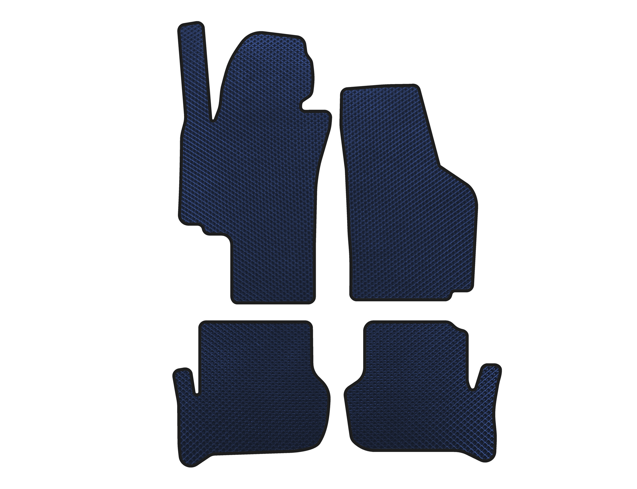 Килимки EVA (Синій) для Seat Toledo 2005-2012 рр