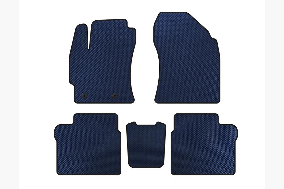 Toyota Corolla 2013-2019 гг. Коврики EVA (2016-2019, SD, Синий) Image