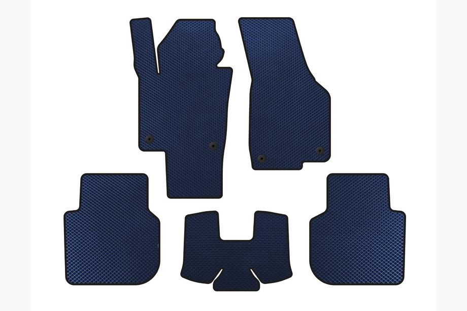 Volkswagen Passat B8 2015-2023 гг. Коврики EVA (2015-2019, SD, Синий) Image