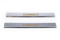 Накладки на пороги Carmos V1 (2 шт, нержавейка) фото 2