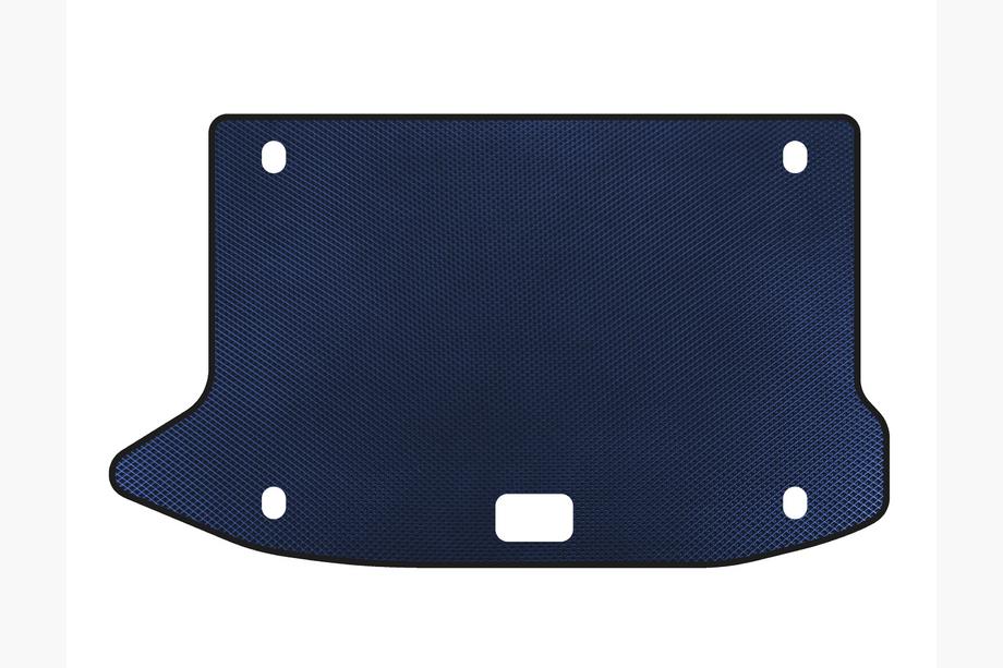 Hyundai Kona 2017-2023 гг. Коврик в багажник EVA V2 (Синий) Image
