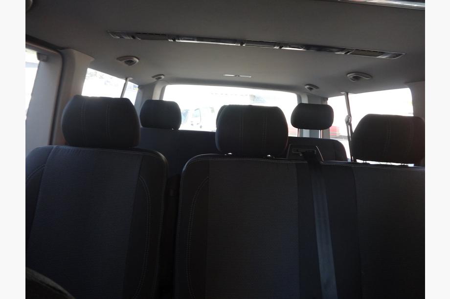 Volkswagen T5 Transporter 2003-2010 гг. Авточехлы (Эко-кожа↗Ткань, Premium) Передние сиденья (1+1) Фото 7