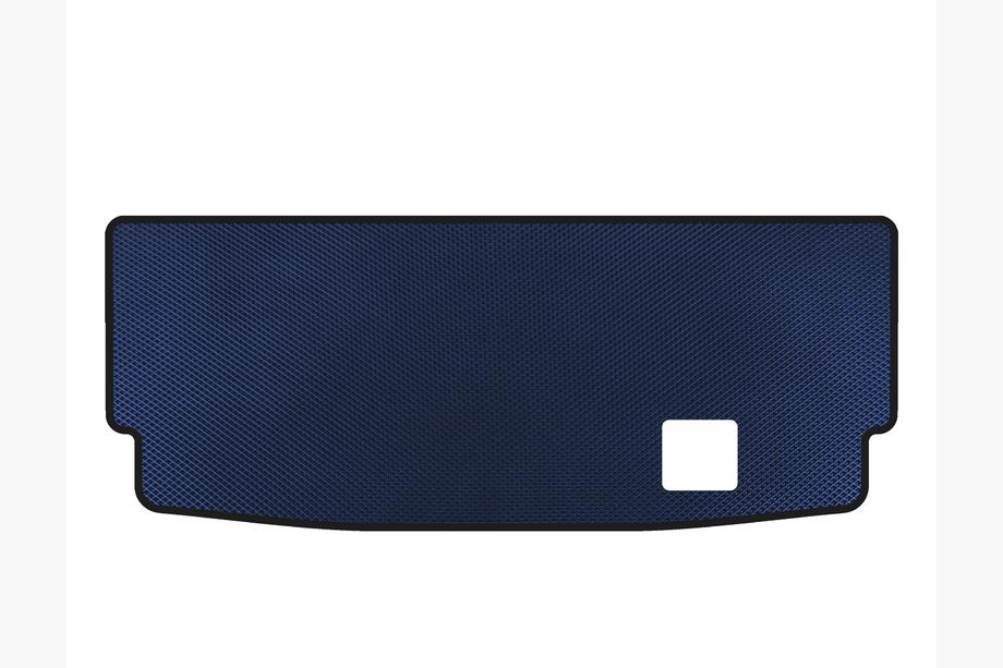Mercedes GL сlass X164 2006-2012 гг. Коврик в багажник (7-местный со сложенным 3 рядом, Синий) Image
