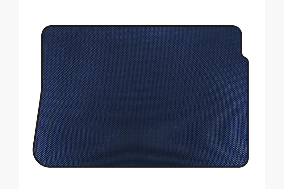 Renault Megane II 2004-2009 гг. Коврик в багажник (2006-2009, HB, 5-дверный, Синий) Image