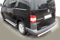 Volkswagen T5 Transporter 2003-2010 гг. Задняя дуга AK002 (нержавейка) фото 2