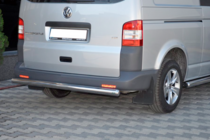 Volkswagen T5 Transporter 2003-2010 гг. Задняя дуга AK002 (нержавейка) фото 5