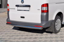 Volkswagen T5 Multivan 2003–2010 гг. Задняя дуга AK002 (нержавейка) фото 3