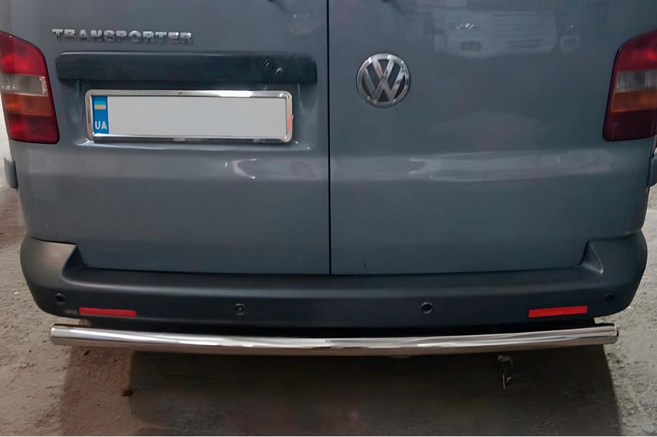 Volkswagen T5 Multivan 2003–2010 гг. Задняя дуга AK002 (нержавейка) Image