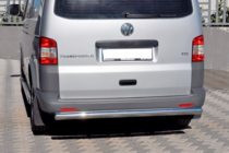 Volkswagen T5 Caravelle 2004-2010 гг. Задняя дуга AK002 (нержавейка) фото 1