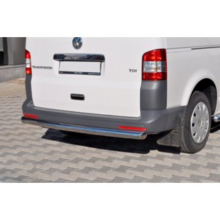Задняя дуга AK002 (нержавейка) Volkswagen T5 Caravelle 2004-2010 гг. фото 3