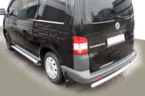 Volkswagen T5 2010-2015 гг. Задняя дуга AK002 (нержавейка) фото 6