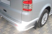 Volkswagen T5 Transporter 2003-2010 гг. Задние Угловые Дуги AK003 (2 шт, Нержавейка) фото 7