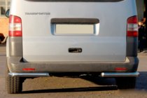 Volkswagen T5 Transporter 2003-2010 гг. Задние Угловые Дуги AK003 (2 шт, Нержавейка) фото 10
