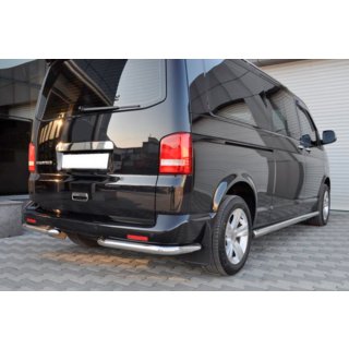 Задние Угловые Дуги AK003 (2 шт, Нержавейка) Volkswagen T5 Transporter 2003-2010 гг. фото 3