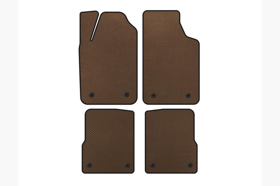 Audi A2 1999-2005 гг. Коврики EVA (HB, Коричневые) Image