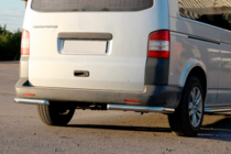 Volkswagen T5 2010-2015 гг. Задние уголки AK003 (2 шт., нержавейка) фото 2