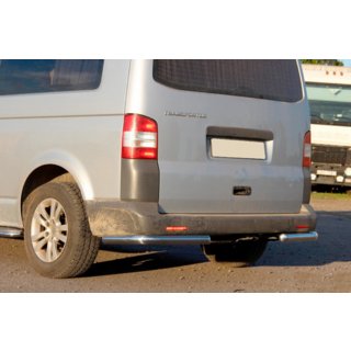 Задние уголки AK003 (2 шт., нержавейка) Volkswagen T5 2010-2015 гг. фото 3