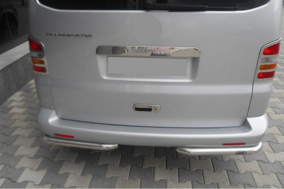 Volkswagen T5 2010-2015 гг. Задние уголки AK003 (2 шт., нержавейка) Image