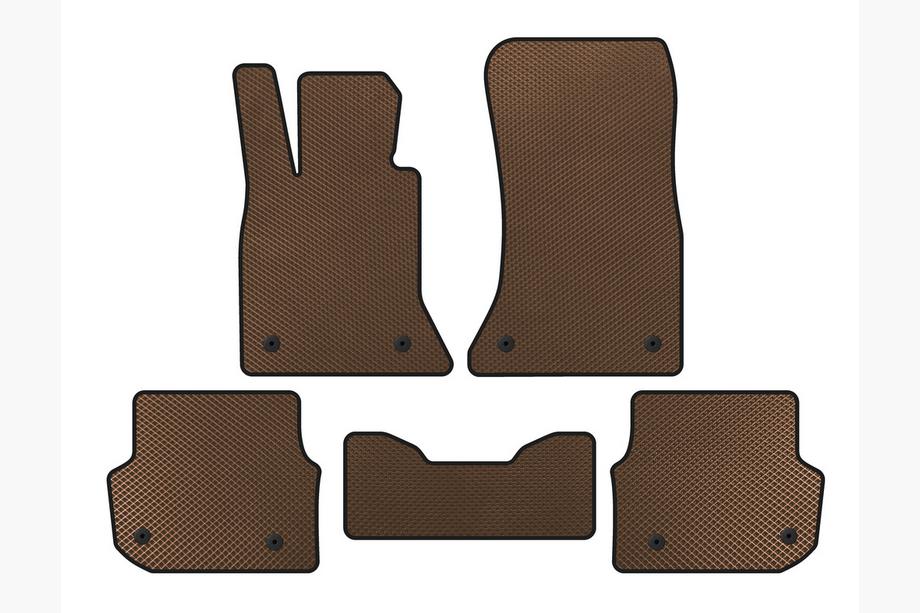 BMW 5 серия F10/F11 2010–2016 гг. Коврики EVA (для F-11, Коричневые) Image