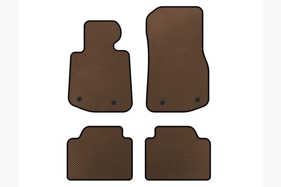 BMW 4 серия F32/F33/F36 2012-2020 гг. Коврики EVA V2 (Коричневые) Image