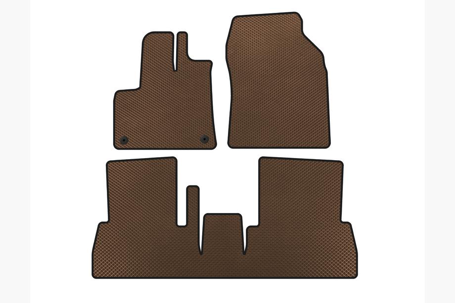 Citroen Berlingo/Multispace 2018- гг. Коврики EVA (Механическая КПП, Коричневые) Image