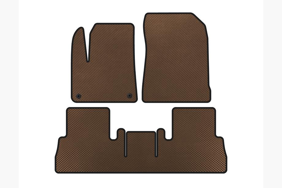 Citroen Berlingo/Multispace 2018- гг. Коврики EVA (Коричневые) Image