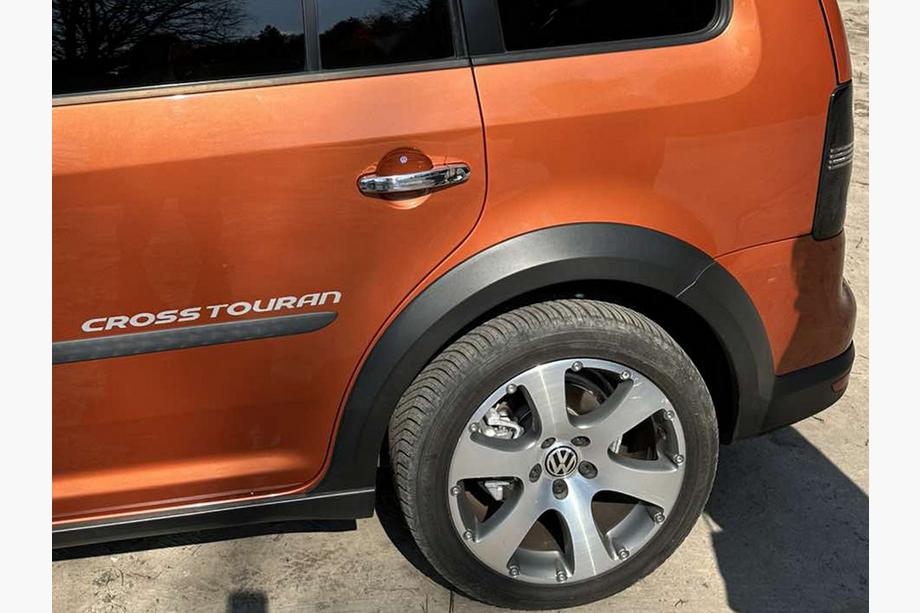 Volkswagen Touran 2010-2015 гг. Хромированные Накладки на Ручки Дверей (4 шт, Нержавейка) Carmos - Турецкая Нержавеющая Сталь Фото 3