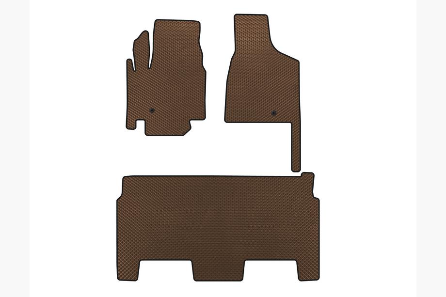 Коврики EVA (2008-2020, 8-местный/Комплектация SXT, Коричневый) Image