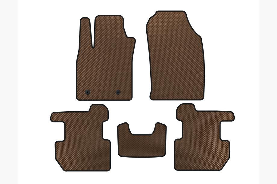 Ford Ecosport 2013-2022 гг. Коврики EVA (2018-2022, Коричневые) Image