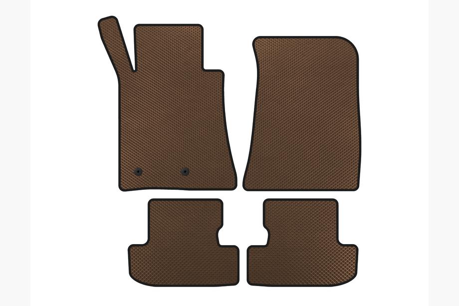 Ford Mustang 2015-2023 гг. Коврики EVA (Купе, Коричневые) Image