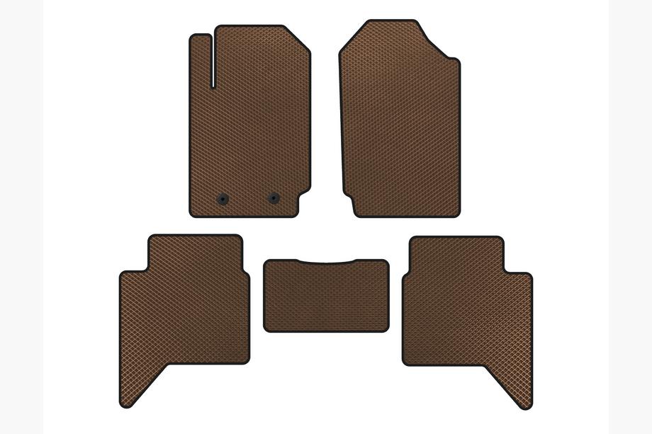 Ford Ranger 2011–2022 гг. Коврики EVA (Коричневые) Image