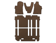 Hyundai H300, H1, Starex 2008-2020 гг. Коврики EVA (полный салон, Коричневые) фото 1