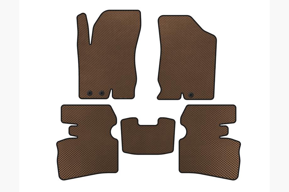 Hyundai I-30 2007-2011 гг. Коврики EVA (SW, Коричневые) Image
