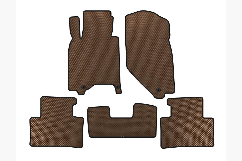 Infiniti G25/G35/37 (V36/CV36) 2006-2015 гг. Коврики EVA (G37 X, SD, Коричневые) Image