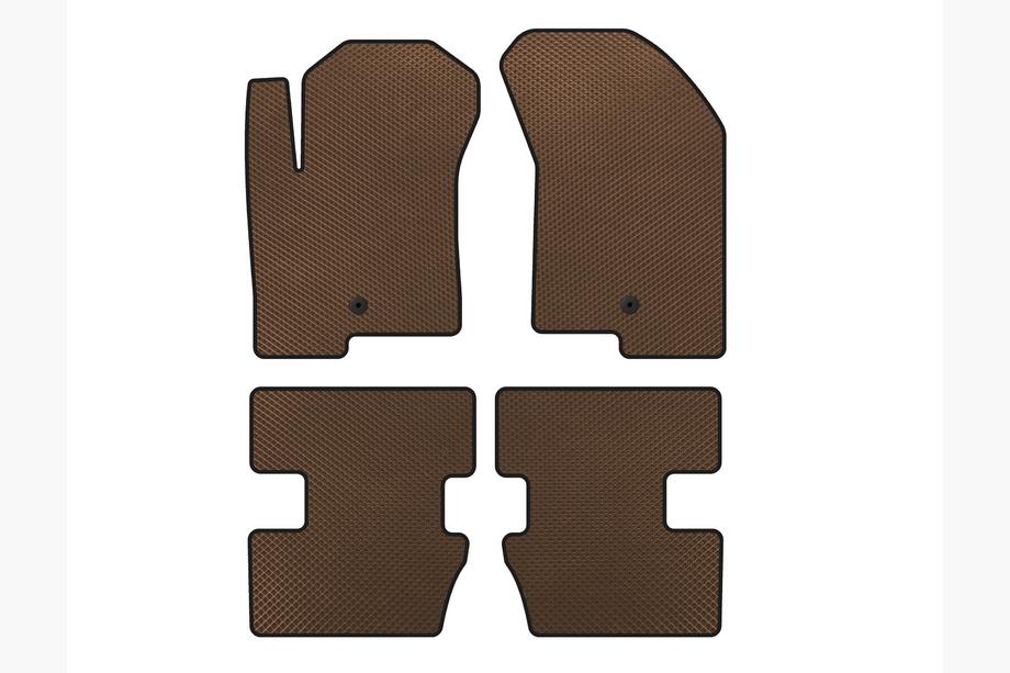 Jeep Compass 2006-2016 гг. Коврики EVA (2006-2011, Коричневый) Image
