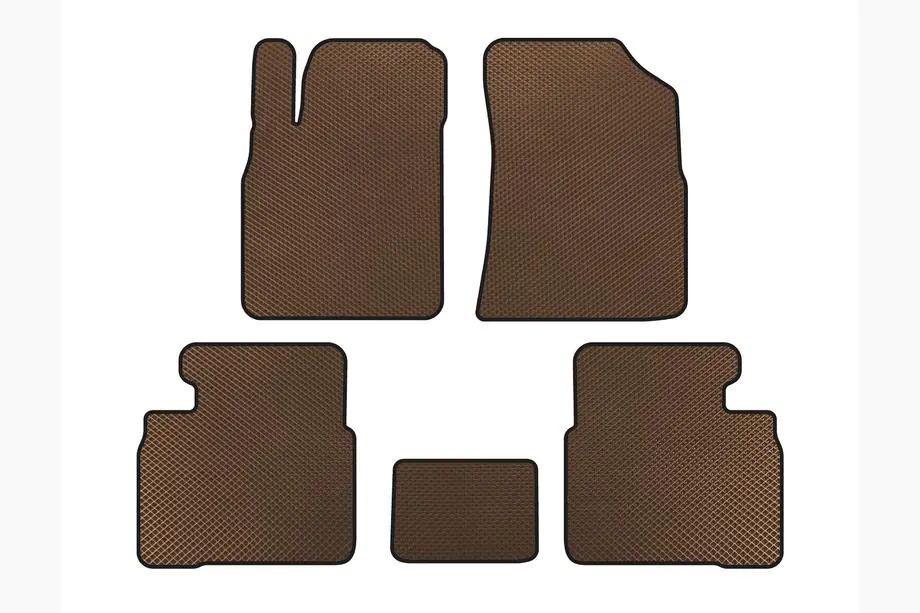 Kia Magentis 2000-2005 гг. Коврики EVA (Коричневые) Image