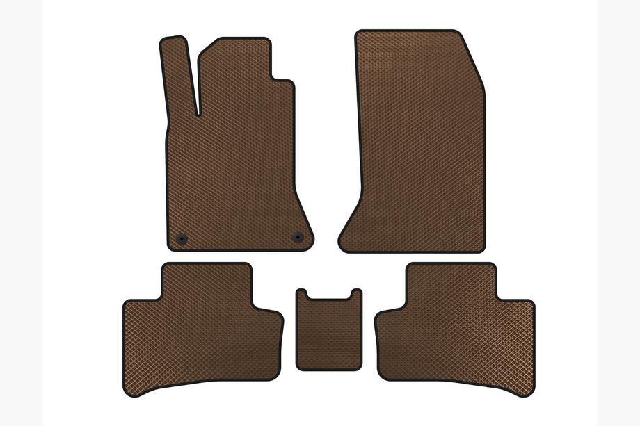 Mercedes B-class W246 2011-2018 гг. Коврики EVA (2011-2015, Электро, Коричневый) Image