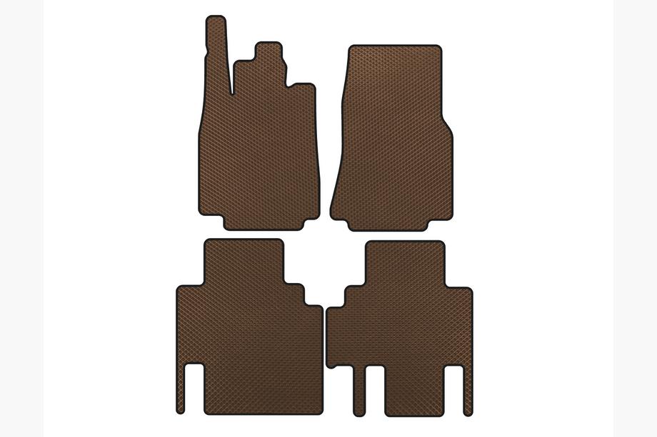 Mercedes Vaneo W414 2001-2005 гг. Коврики EVA (Коричневые) Image