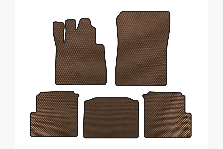 Mercedes G сlass W463 1990-2018 гг. Коврики EVA (2012-2015, 5-дверный, Коричневый) Image