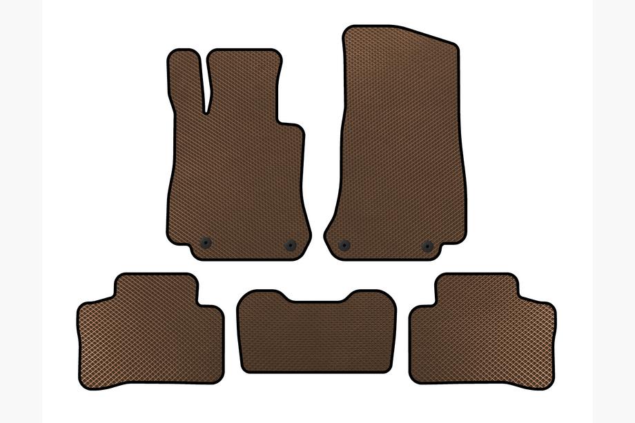 Mercedes GLC X253 2015-2022 гг. Коврики EVA (Коричневые) Image