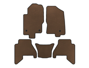 Nissan Pathfinder R51 2005-2014 гг. Коврики EVA V2 (2 ряда, Коричневые) фото 1