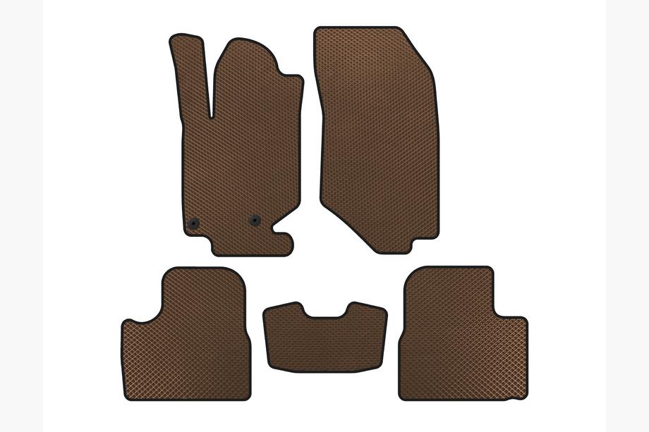 Peugeot 2008 2019- гг. Коврики EVA (Коричневые) Image